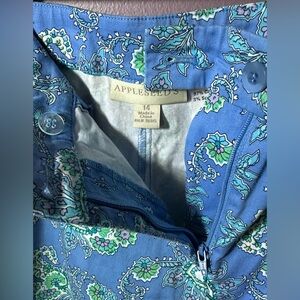 Appleseed's Blue Paisley Print Pants